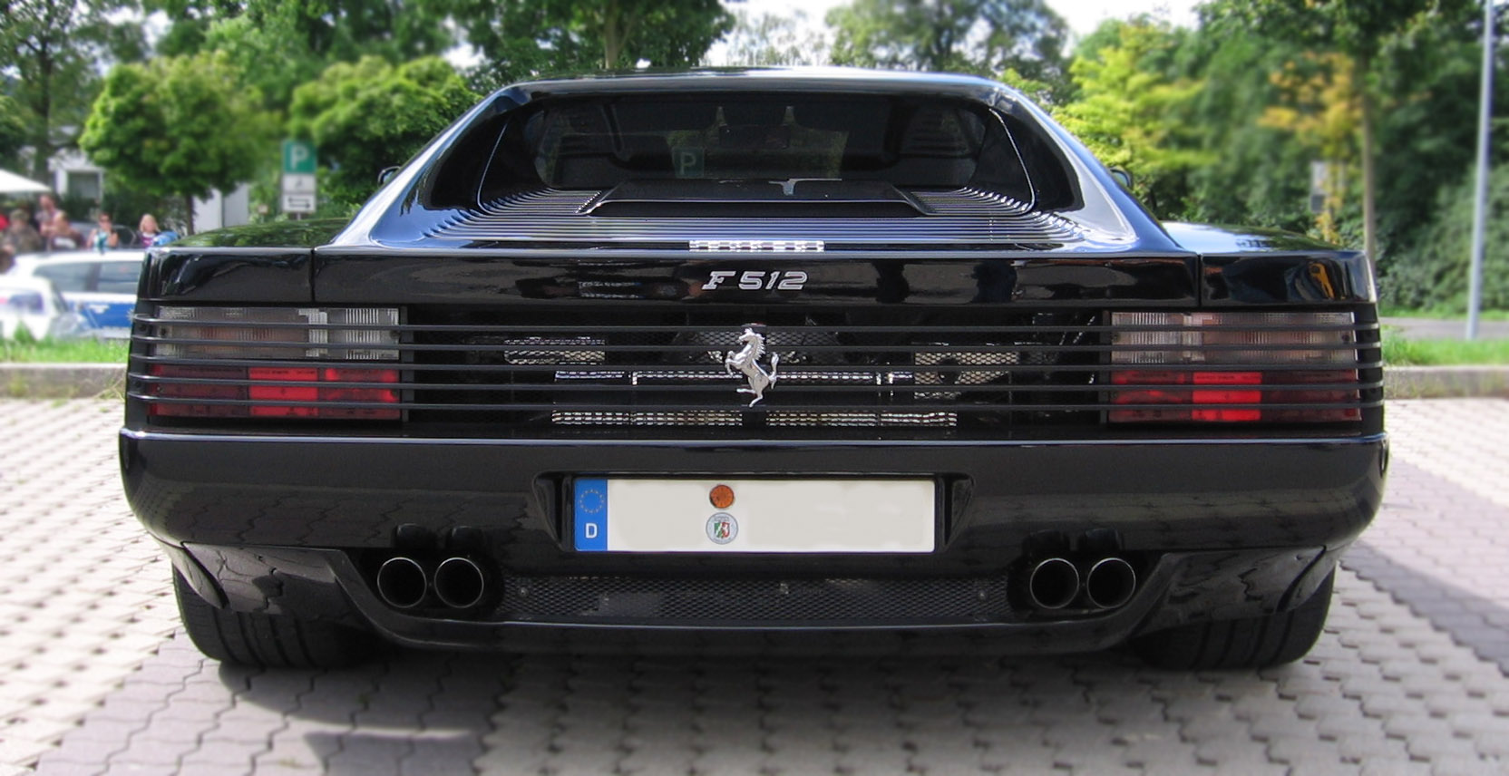 Ferrari 512 TR hinten