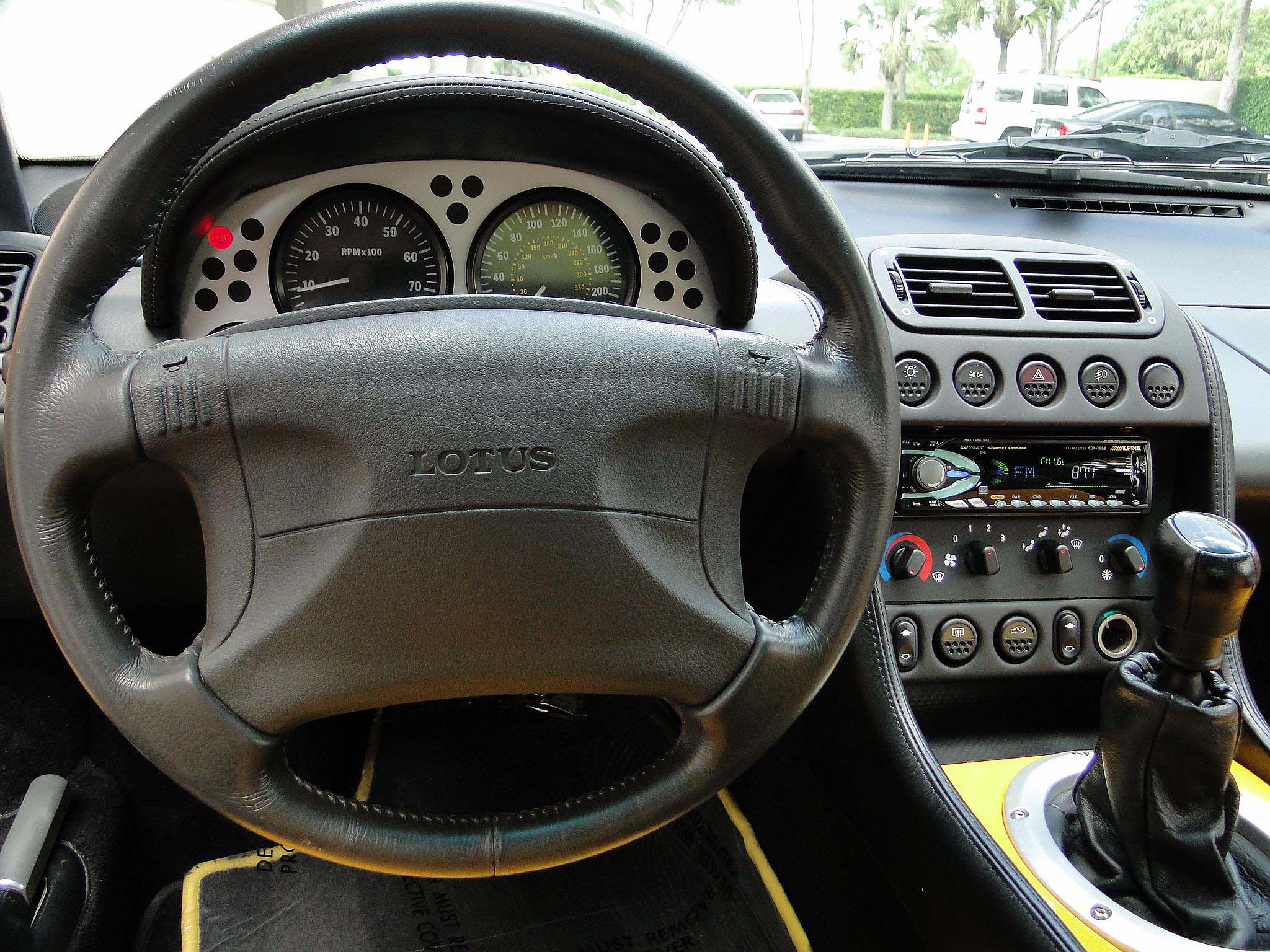 Lotus Esprit V8 Cockpit