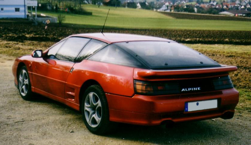 renault alpine a610 hinten links