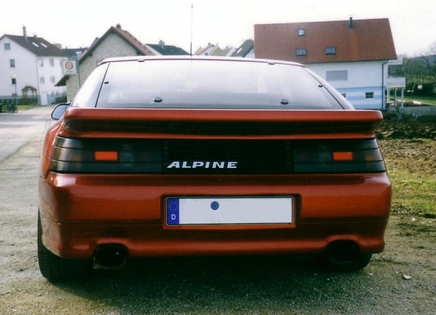 renault alpine a610 hinten